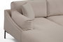 Atelier Del Sofa Sofá Esquinero Leo Izquierdo Crema 255x150 cm